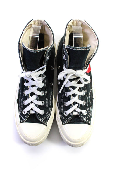 Converse x Play Comme des Garcons Womens Chuck Taylor Sneakers Blue Size 8