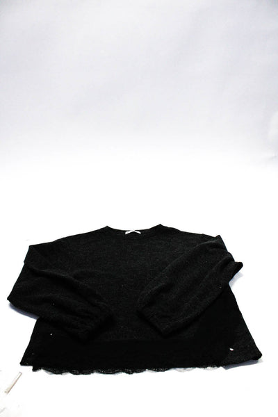 Zara Woman Eileen Fisher Womens Sweater Tee Shirt Black Size Small Lot 2