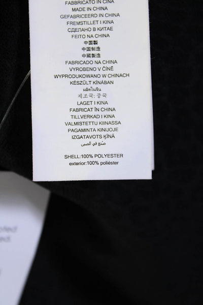 Michael Michael Kors Womens Animal Print Tiered Skirt Black Grey Size Medium