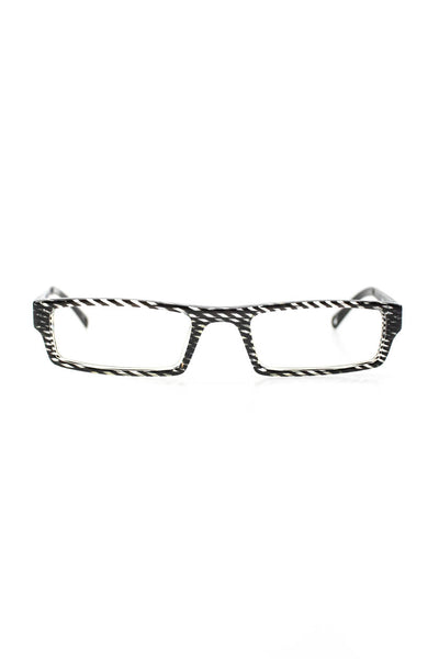 Vision by Conran Womens Black Striped CRN6507 50MM 19MM 135MM Glasses Frame