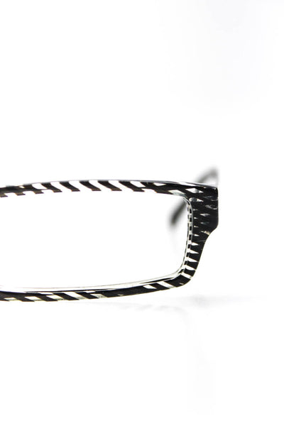 Vision by Conran Womens Black Striped CRN6507 50MM 19MM 135MM Glasses Frame