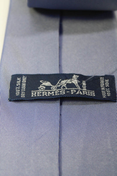 Hermes  Men's Classic Silk Neck Tie Lavender One Size