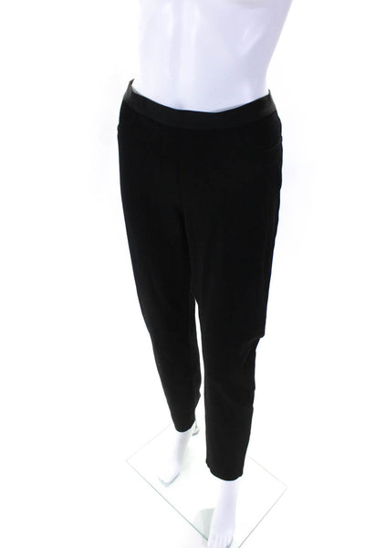 The Fisher Project Womens Low Rise Elastic Waist Ankle Leggings Black Size L