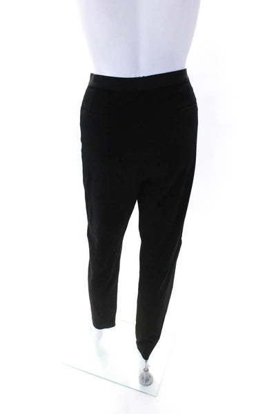 The Fisher Project Womens Low Rise Elastic Waist Ankle Leggings Black Size L