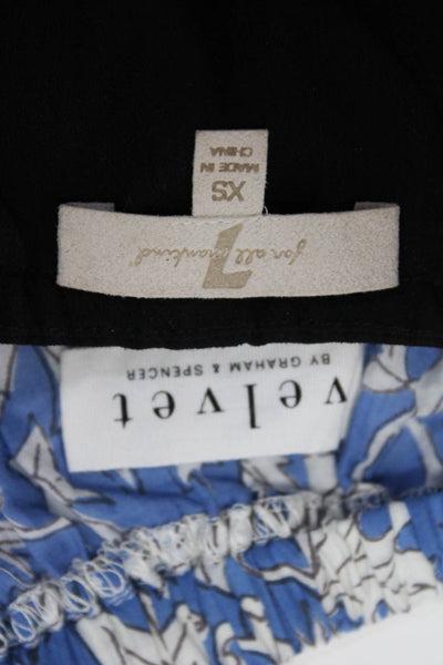 Velvet by Graham & Spencer 7 For All Mankind Womens Printed Tops Size S XS Lot 2