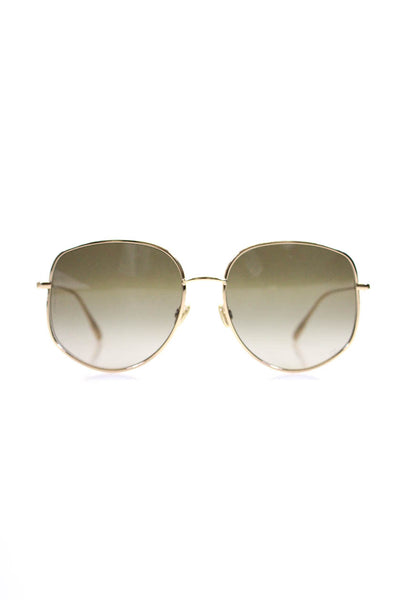 Christian Dior 00086 HS-3 Metal Woven Frame Aviator Sunglasses Gold VKZO2A8XYQ