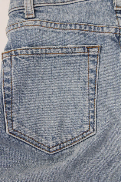 Reformation Womens Blue Light Wash High Rise Skinny Leg Jeans Size 22