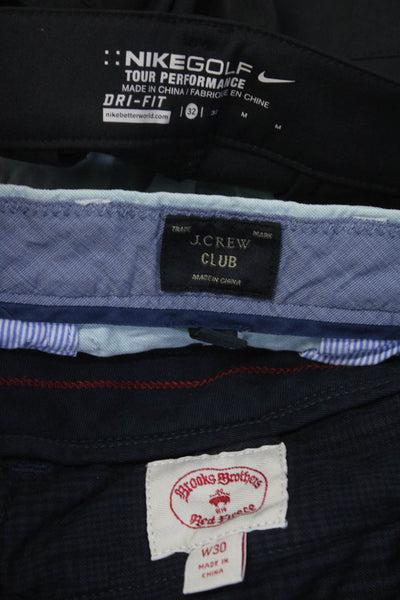 Brooks Brothers J Crew Nike Golf Mens Navy Cotton Shorts Size 30 32 Lot 3