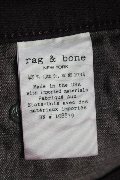 Rag & Bone Jean Vince Adriano Goldschmied Womens Jeans Purple Size 24 0 25 Lot 3