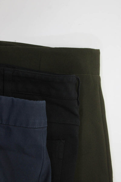 Vince Theory Womens Dress Pants Green Navy Blue Black Size 00 0 Lot 3