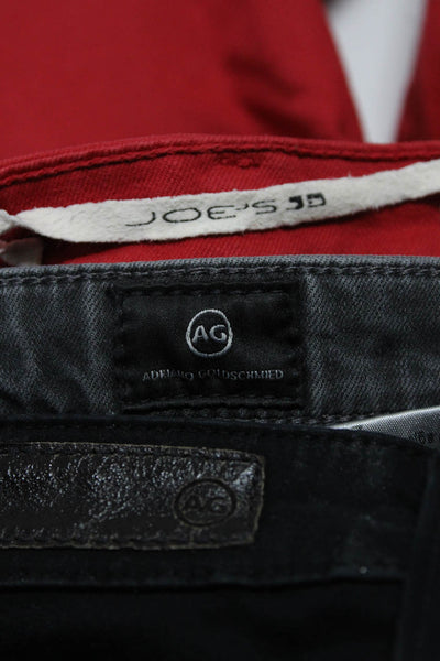 AG Adriano Goldschmied Joes Womens Jeans Pants Black Size 25 26 Lot 3