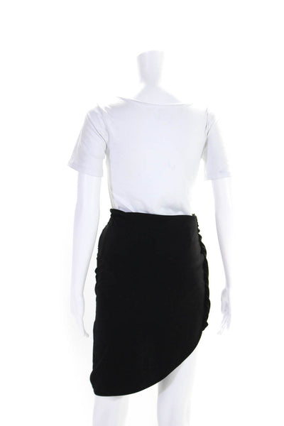 Zara Women's Zip Closure Cinch Slit Hem Polka Dot Midi Skirt Size XS Lot 2