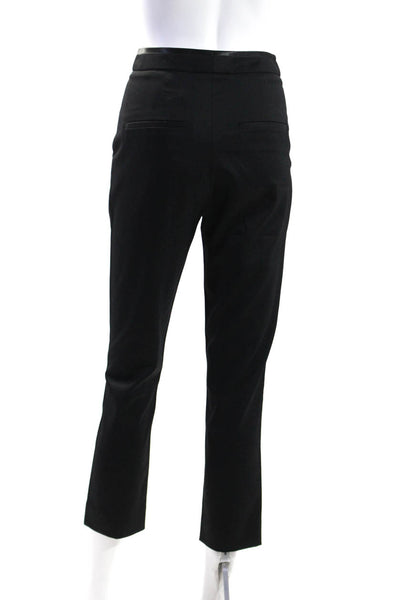 The Kooples Womens High Rise Straight Leg Sailor Pants Black Size 32