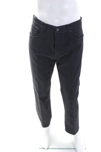 J Brand Mens Dark Gray Cotton Straight Leg Jeans Size 38