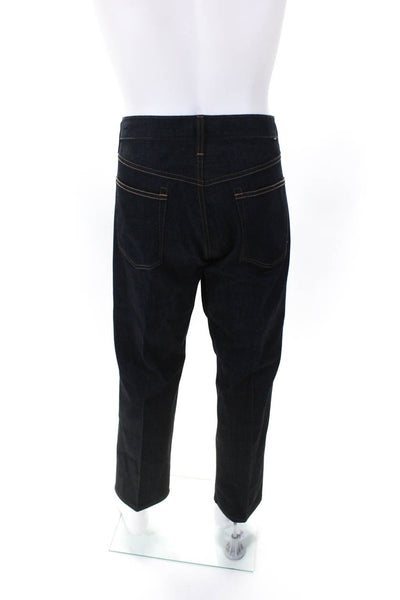J Brand Mens Indigo Cotton Dark Wash Straight Leg Jeans Size 38