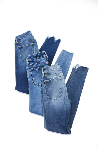 AG-ED Denim Frame Womens Skinny Jeans Pants Blue Size 25 Lot 2