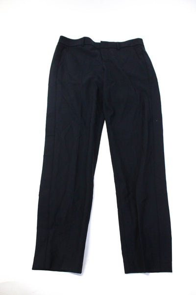 Vince Womens Skinny Leg Dress Pants Navy Blue Black Wool Size 2 Lot 2