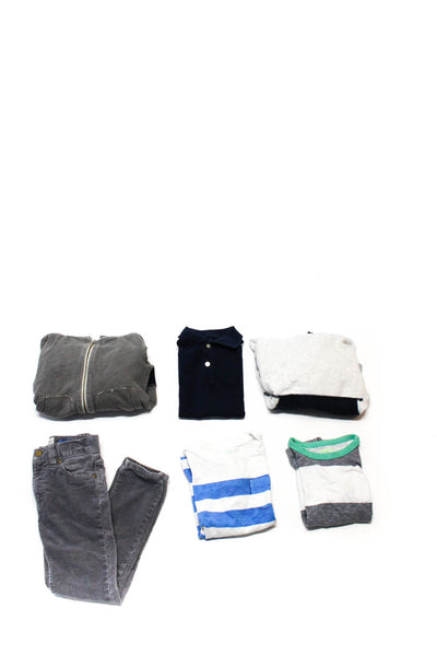 Crewcuts Childrens Boys Sweaters Shirts Pants Gray Navy Blue Size 4-5 Lot 6
