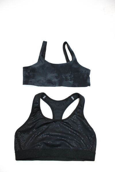 Champion Alo Yoga Womens Solarized Sports Bras Black Size Medium Small Lot 2