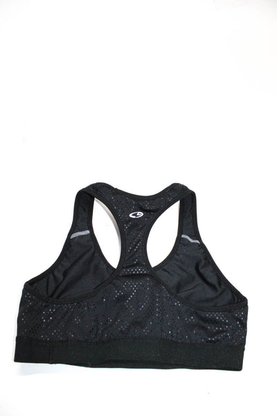 Champion Alo Yoga Womens Solarized Sports Bras Black Size Medium Small Lot 2