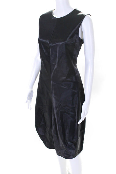 Calvin Klein Collection Womens Sleeveless Mid Calf Dress Black Size 14