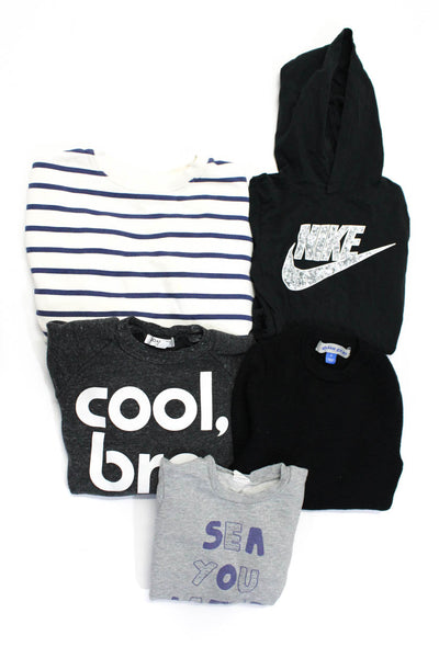 Zara Egg Nike Boys Long Sleeve Striped Sweatshirts White Size S M 4 8 Lot 5