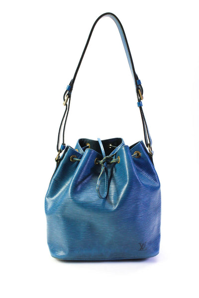 Louis Vuitton Womens Epi Leather Adjustable Strap Drawstring Noe Bucket Bag Purs