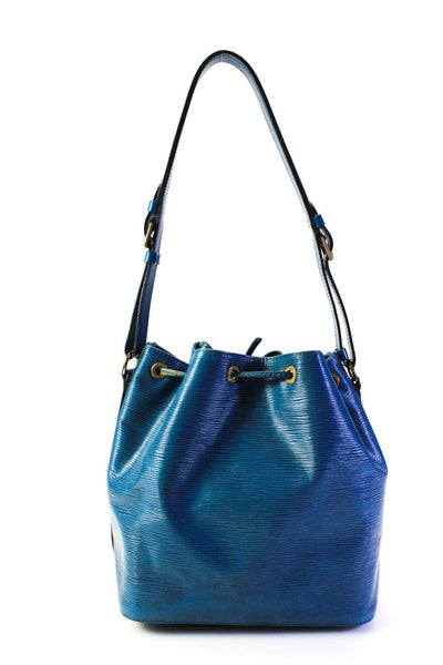Louis Vuitton Womens Epi Leather Adjustable Strap Drawstring Noe Bucket Bag Purs