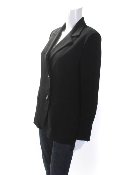 Bailey 44 Womens Two Button Classic Lapel Blazer Jacket Black Size Medium