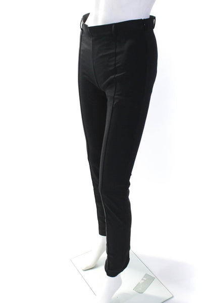 Sandro Womens High Rise Skinny Leg Creased Dress Pants Black Size EUR 38