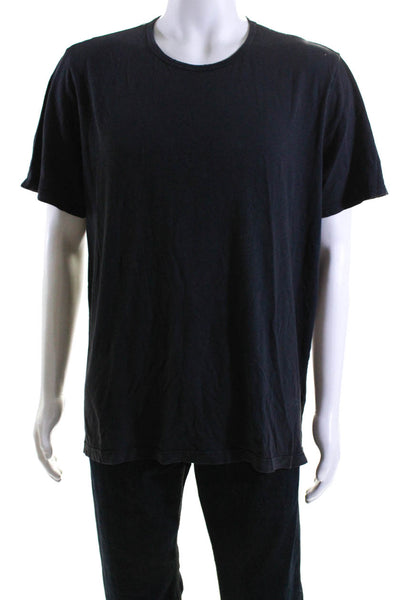 Velvet by Graham & Spencer Mens Short Sleeve Crew Neck Tee Shirt Gray Size XL