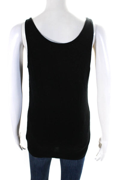 Michael Michael Kors Womens Knit Scoop Neck Pullover Tank Top Black Size M