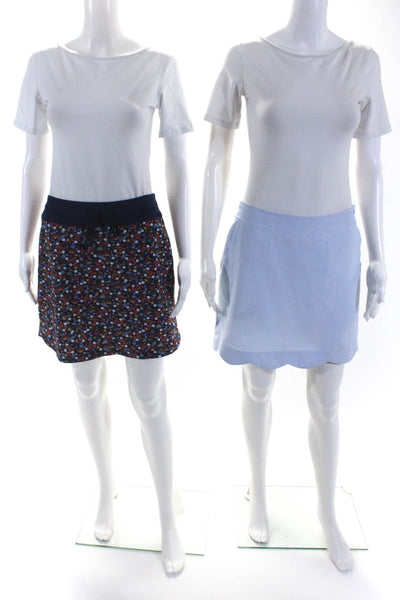 Vineyard Vines Foray Golf Womens Striped Floral Print Skorts Size 6 Medium Lot 2