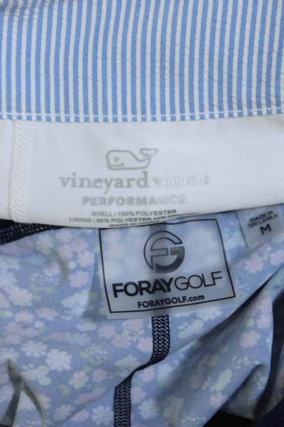 Vineyard Vines Foray Golf Womens Striped Floral Print Skorts Size 6 Medium Lot 2