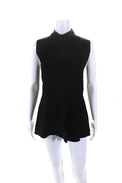 Marni Womens Side Back Zipped Round Neck Sleeveless Mini Dress Black Size EUR38
