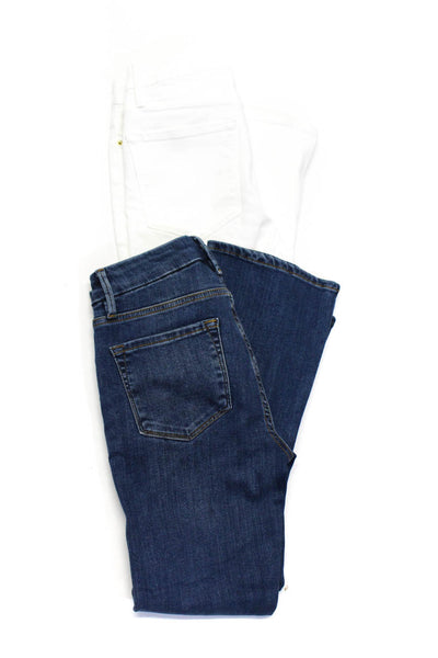 Frame Women's Midrise Five Pockets Bootcut Medium Wash Denim Pant Size 27 Lot 2