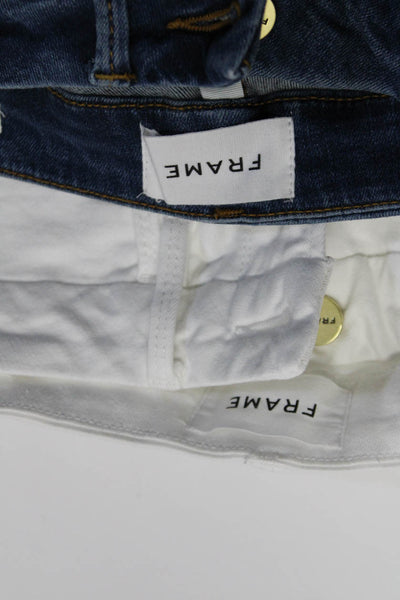 Frame Women's Midrise Five Pockets Bootcut Medium Wash Denim Pant Size 27 Lot 2