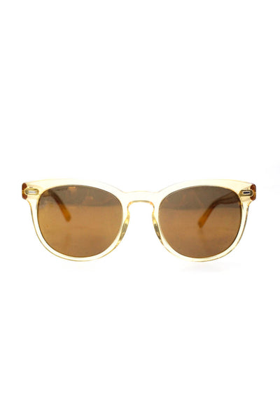 Dolce & Gabbana Womens DG 4254 Round Sunglasses Clear Yellow Plastic