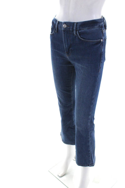 Frame Womens Cotton Fringed Hem Buttoned Skinny Leg Jeans Blue Size EUR26 Lot 2