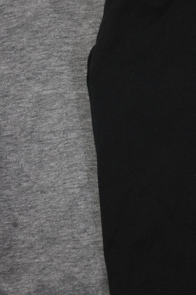 J Crew Vince Womens Cotton Colorblock Long Sleeve Tops Gray Size XS S Lot 2