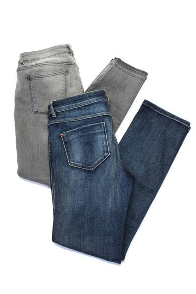 Zara DL 1961 Womens Cotton Straight Skinny Leg Jeans Blue Size 12 EUR32 Lot 2