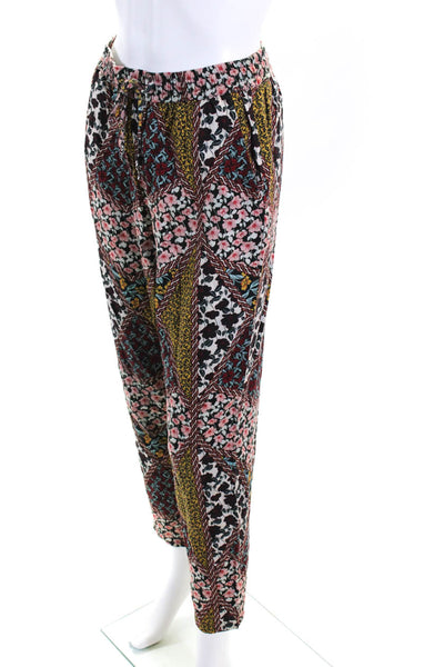 The Upside Women's V-Neck Spaghetti Straps Two Piece Pant Set Floral Size XS