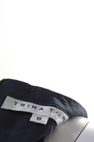 Trina Turk Women's Scoop Neck Sleeveless A-Line Mini Dress Multicolor Size 8