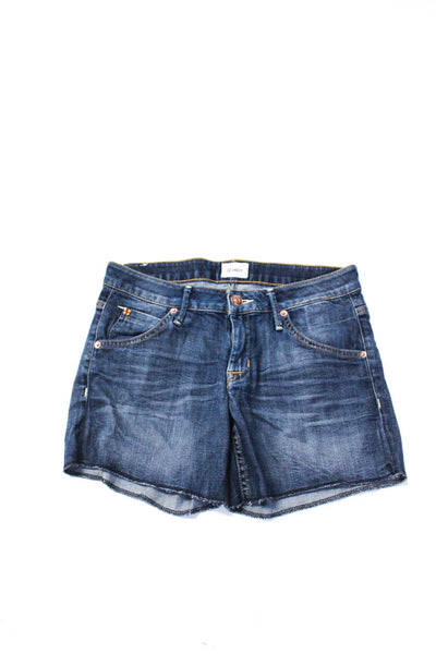 Hudson Sass & Bide Womens Pants Blue Medium Wash Denim Shorts Size 25 lot 2