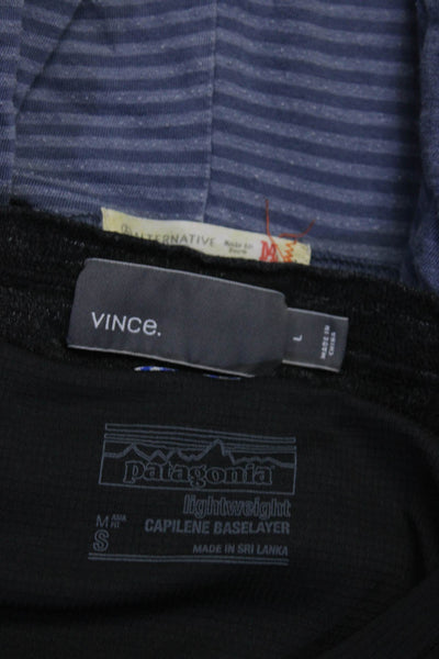 Vince Patagonia Alternative Mens Shirts Black Blue Size Small Medium Large Lot 3