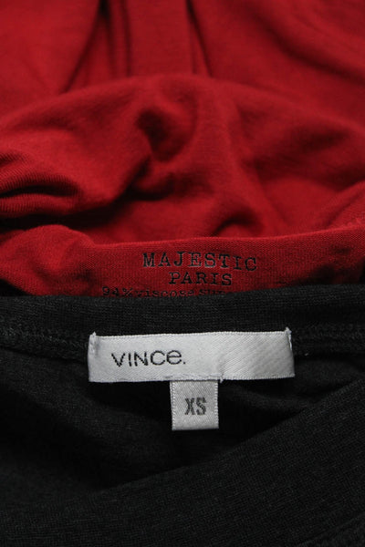 Vince Majestic Filatures Womens Long Sleeve Turtleneck Tee Shirt Size XS 1 Lot 2