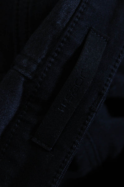 Joe's Collection Womens Cotton Blend Mid-Rise Bootcut Cargo Pants Black Size 29