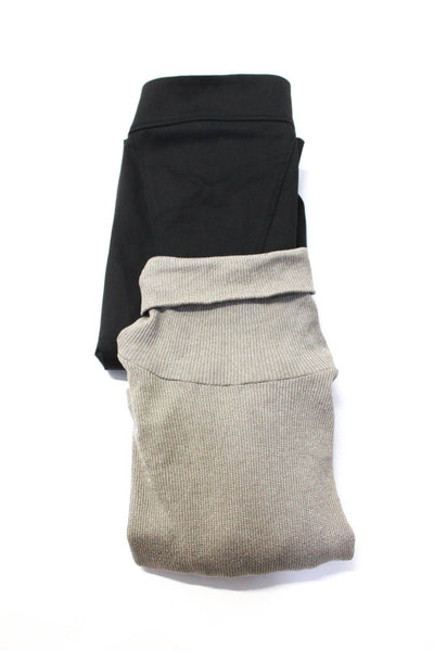 Teenflo Michael Stars Womens Knit Sheath Dress Sateen Pencil Skirt Sz OS 2 Lot 2