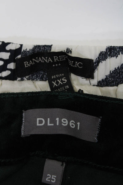 DL1961 Banana Republic Womens Skirts Green Size 25 XXS Lot 2