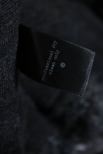 Rag & Bone Womens Textured Hook & Loop Button Sleeveless Mini Dress Black Size S